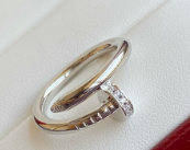 202523814 Juste un Clou Ring Classic Model with Diamonds