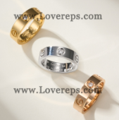 202524253 LOVE Ring Classic Mondel With 3 Diamonds