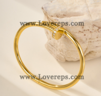 202525182 Nail Bracelet Yellow Gold With Diamonds