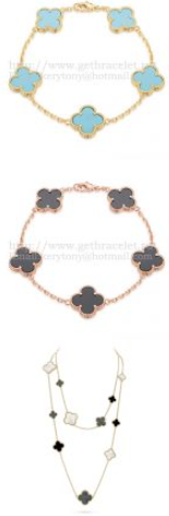 202526215 Vintage Alhambra Bracelets and Necklace