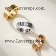 202527200 LOVE Ring Classic Mondel With 3 Diamonds