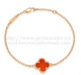 621428789 Sweet Alhambra Bracelet Pink Gold