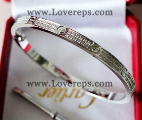 621428999 Love Bracelet Small Model White Gold With Diamonds
