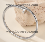 621429429 Nail Bracelet Classic Model White Gold