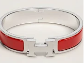 2026072501 Fashion H Bracelet Red and White Gold 12mm