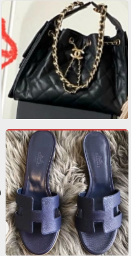 2025101001 Black Bag and Blue Shoes