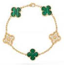 202523532 Vintage Alhambra Bracelet 5 motifs