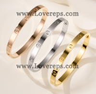 202523778 Love Bracelet Medium Model White Gold
