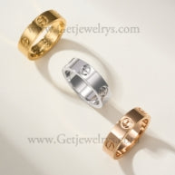 202523491 LOVE Ring Classic Mondel Yellow Gold