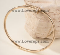 202525285 Juste Un Clou Bracelet Small Model Rose Gold With Diamonds