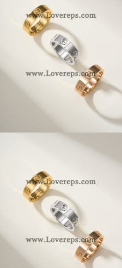 202525299 LOVE Ring Classic Mondel White Gold and Yellow Gold