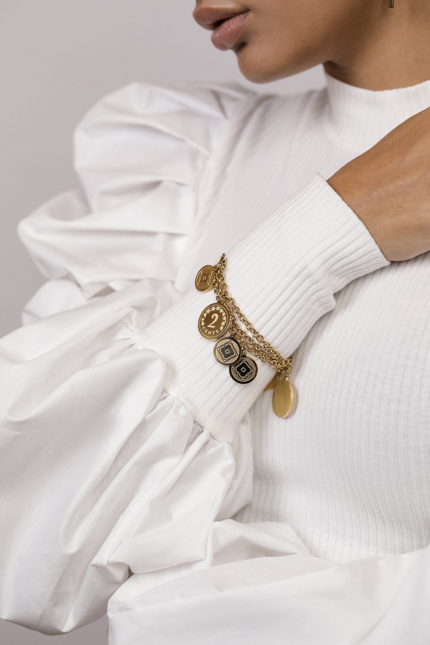 Multi Charm Maltese Lira Bracelet