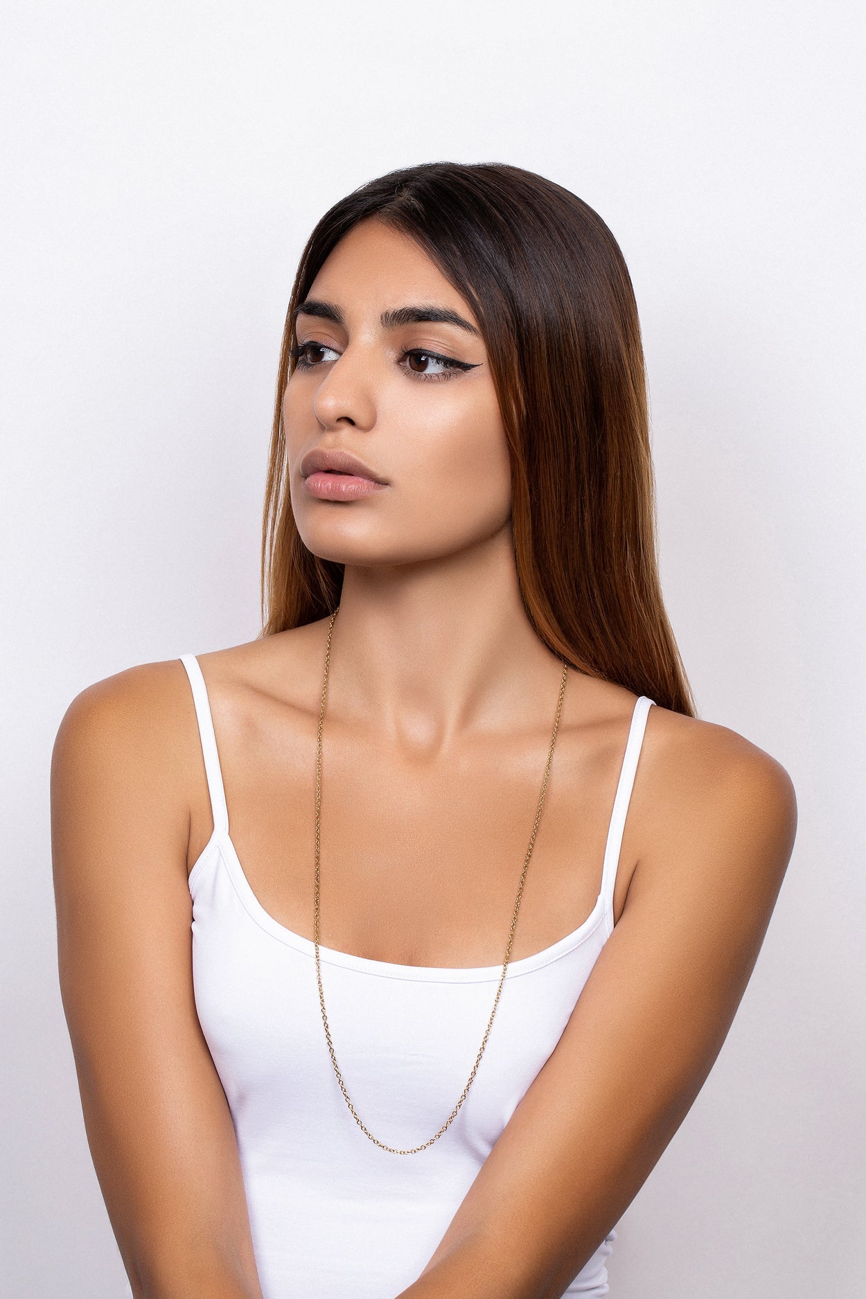 Chain Necklace with Adjustable Toggle