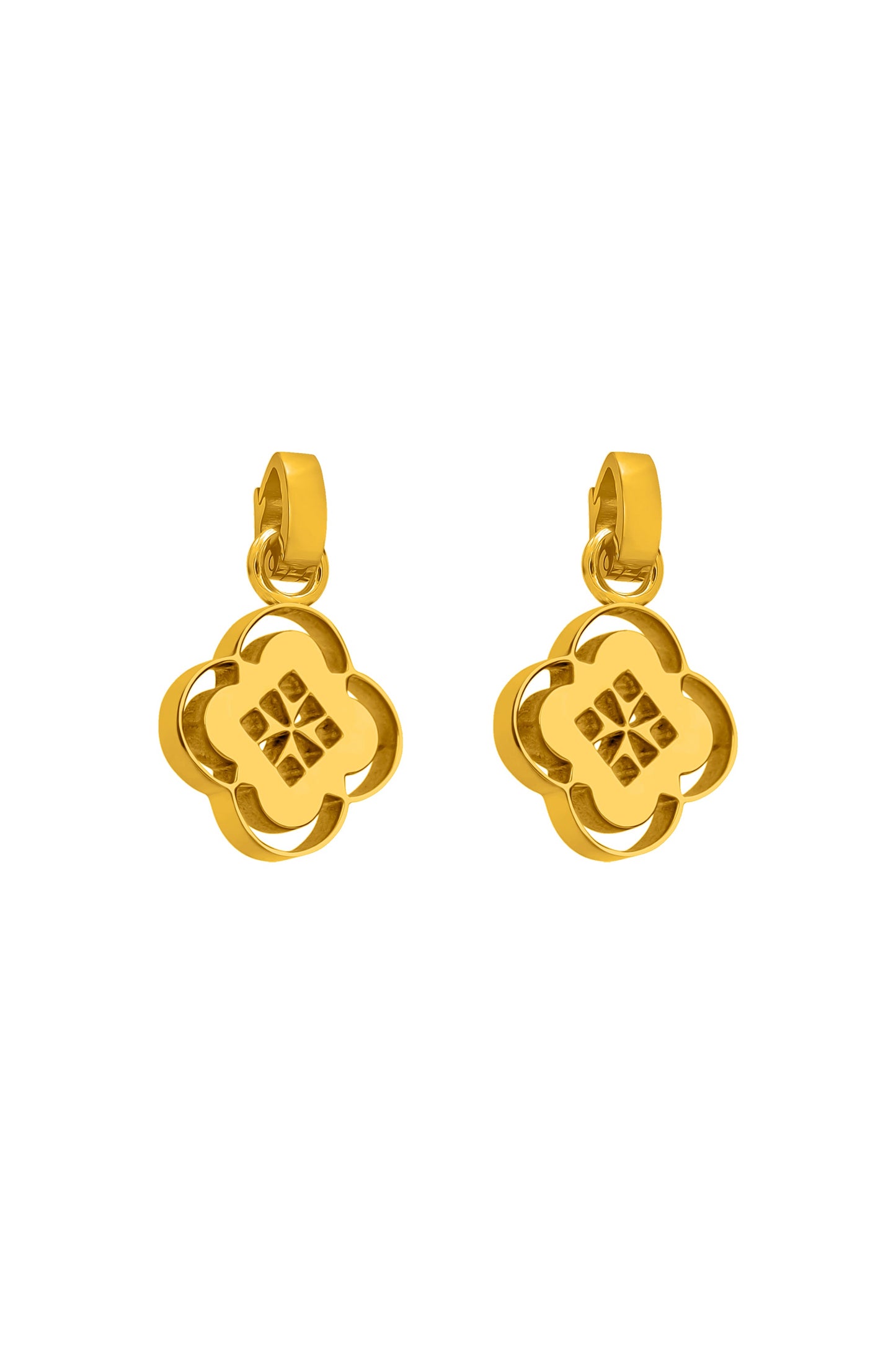 Carisma Maltese Cross Pendant Earring Set