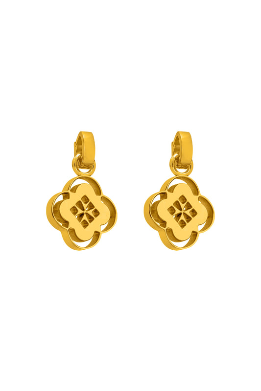 Carisma Maltese Cross Pendant Earring Set