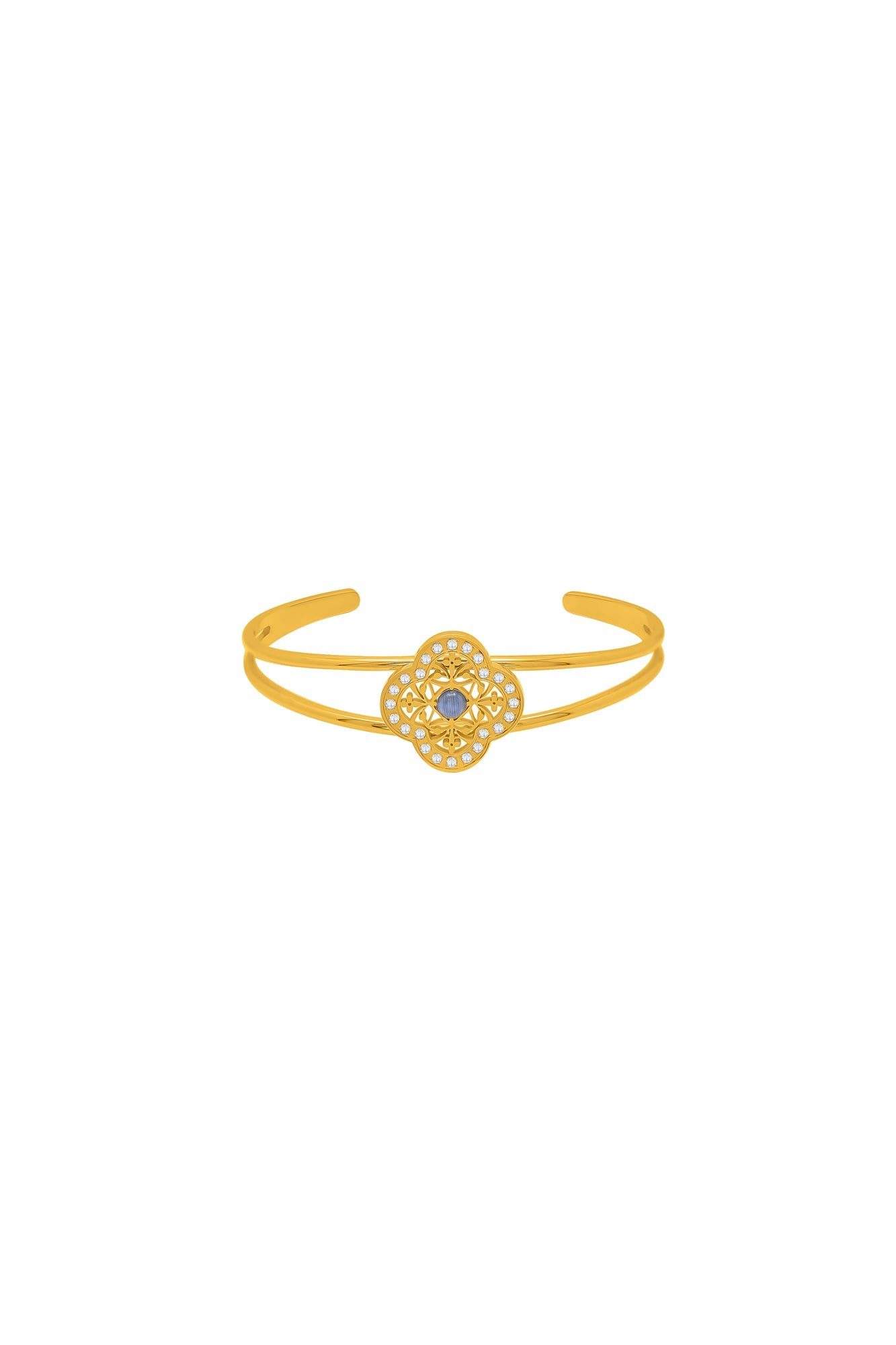 Azure Cat Eye Bangle