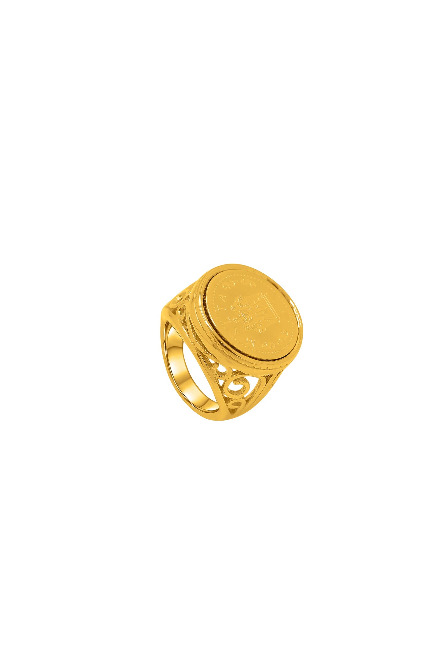 Fortitude, Faith & Hope Baroque Ring