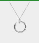202523813 Juste Un Clou Necklace White Gold With Diamonds