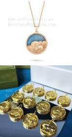 202523815 Zodiaque Long Necklace and Zodiaque Medal