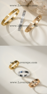 202524045 Love Bracelet-Brushed Finish and LOVE Ring Small Mondel With 1 Diamonds