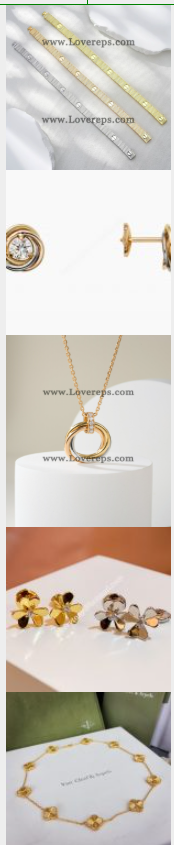 202524046 Love Bracelet and Trinity Earrings and Necklace and VCA earring and Necklace