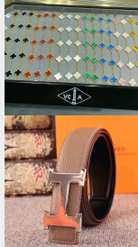 202524154  Vintage Alhambra Bracelet and Reversible Belt