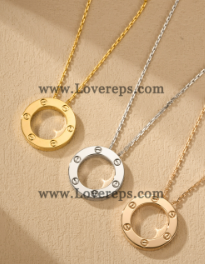 202524215 Round Love Pendant Yellow Gold