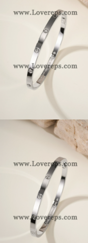202524221 Love Bracelets Small Model and White Gold Necklace