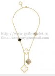 202524233 Magic Alhambra Necklace Yellow Gold