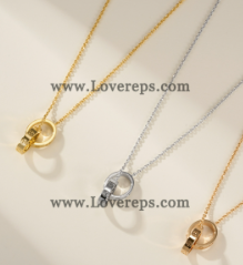 202524242  Love Necklace Classic Model Yellow Gold