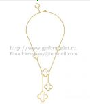 202524257 Magic Alhambra Necklace Yellow Gold 6 Motifs