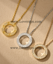 202525145  Round Love Pendant with Pave Diamond