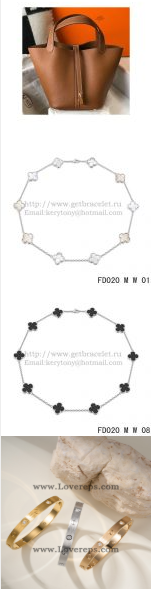 202525148 Picotin Lock and Vintage Alhambra Necklace and Love Bracelet