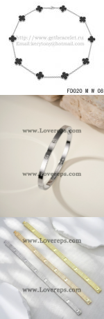 202525161 Vintage Alhambra Necklace and Love Bracelets