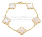 202525173 Vintage Alhambra Bracelet 5 Motifs