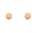 202525185 Love Screw Motifs Earring Pink Gold