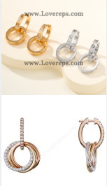 202525242 LOVE Earrings and Trinity Earrings