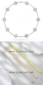 202525328 Magic Alhambra Long Necklace and LOVE Flexible Unlimited Bracelet