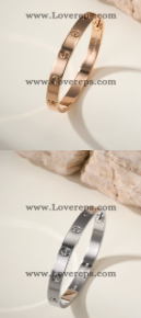 202525586 Classics Love Bracelet Rose Gold and White Gold