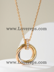 202527151 Trinity Necklace with Diamonds