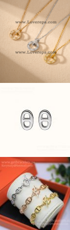 202527232 Love Necklace and Chaine D'Ancre Earrings and Bracelet