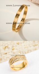 621427253 Classics Love Bracelet and Night Code Ring