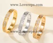 621428578 Love Ring Mini Model With Paved Diamonds