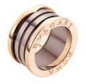 202523057 ROMA 4-Band Ring Rose Gold with Bronze Ceramic