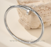 202523323 Nail Bracelet Classic Model White Gold