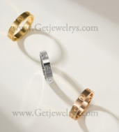 202523326 LOVE Ring Small Mondel Yellow Gold