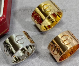 202523331  Extra Large Love Ring Yellow Gold