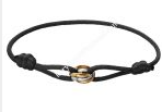 202523345 Trinity Black Rope Bracelet