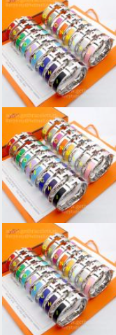 202523347 Clic Clac HH Enamel Bracelet