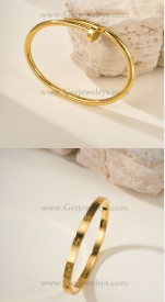 202523356 Nail Bracelet and Love bracelet